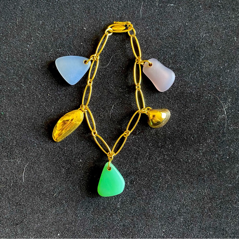 Tiffany & Co. Seaglass Charm Bracelet